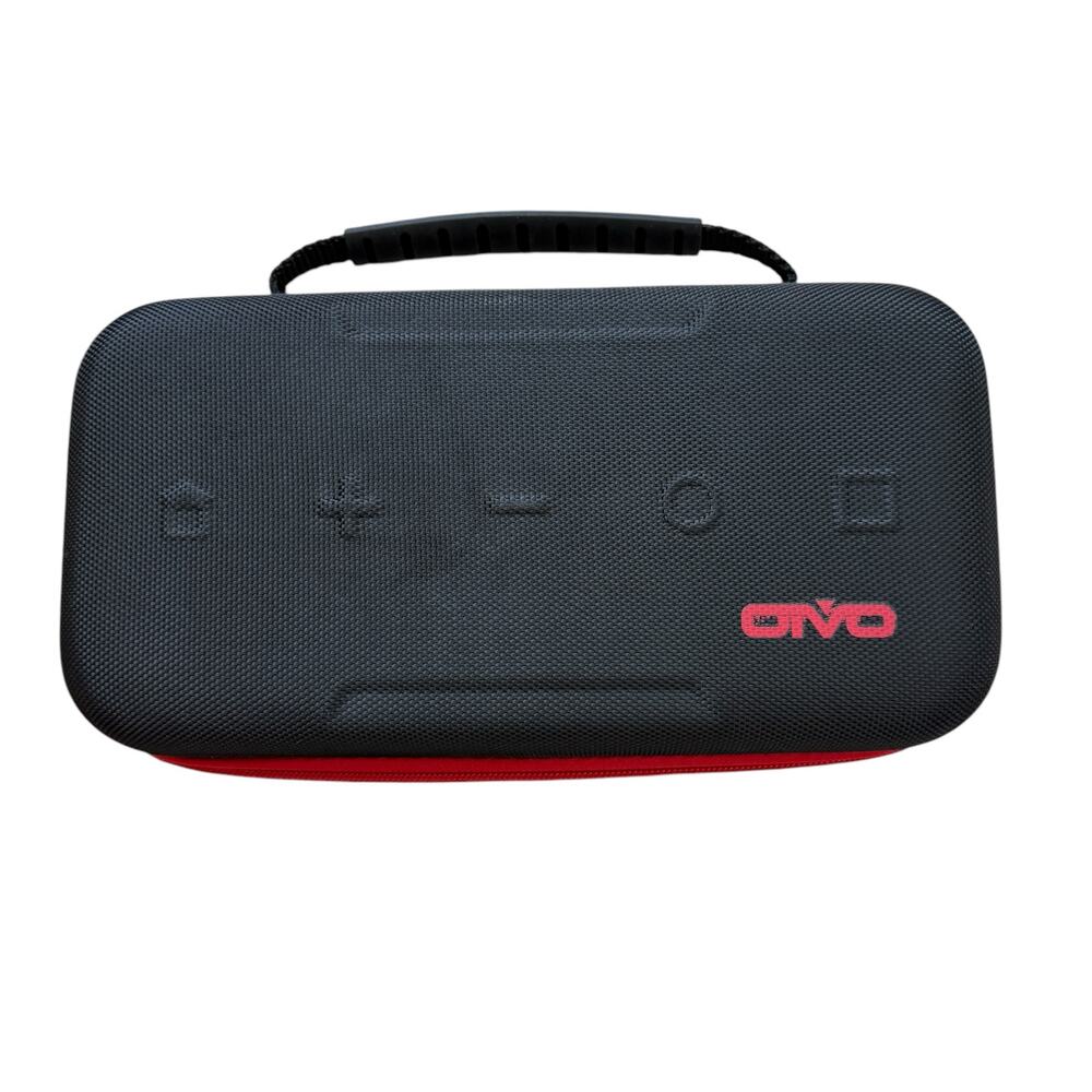Nintendo Switch OIVO Black Red Trim Travel Carrying Case Non Oled Hard Case - Picture 6 of 16